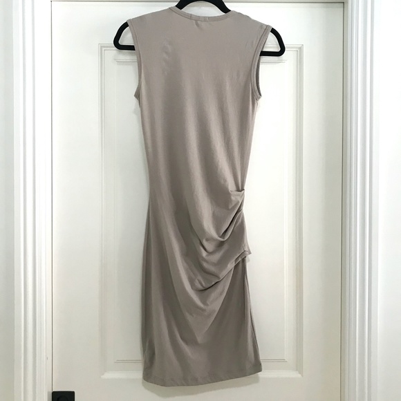 James Perse Form Fitting Dress with Rouched Side - Picture 2 of 5